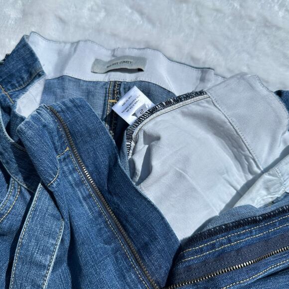 Rachel Comey Irolo Denim Shorts Wide Leg Knee Length Belted Jeans Sz 2 EUC $325 - Picture 16 of 16